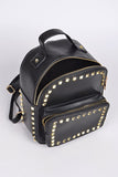 Mini Studded Backpack - Black