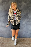 Midnight Lovin' Leopard Jacket
