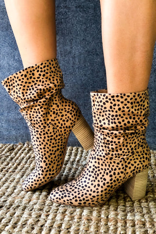 Mid-Ankle Cheetah Booties