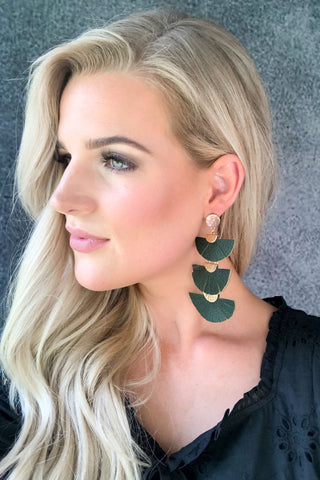Semicircle Tiered Earring