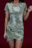 Light Olive T-shirt Dress